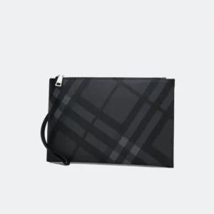 남성용 클러치가방 체크패턴 맨스백 세컨백 스트랩 남자