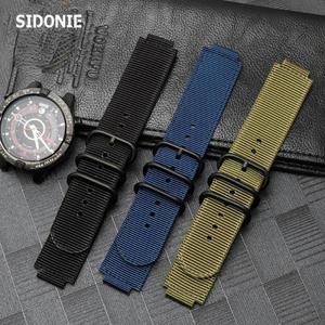 TIMEX 시계용 야외 나일론 시계 밴드, 타이드 나침반, 나사 막대 및 도구 시계 스트랩 포함, T2N721, T2N72