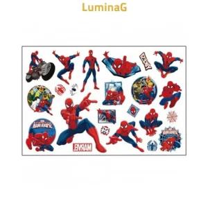 디즈니 캐릭터 1+1 스파이더맨 타투 스티커 남아 마스크 판박이 문신