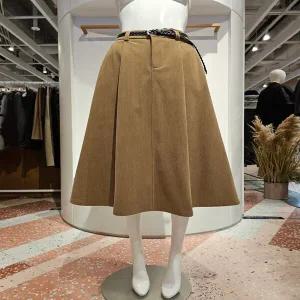 부루앤쥬디 코듀원턱벨트스커트 BBRLSK010B