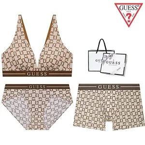 [롯데백화점]게스 [선물포장] 글로벌 G로고 브라렛 커플속옷세트 BRPTDR812BE