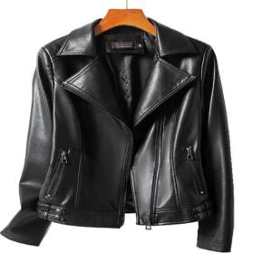 여성 양가죽자켓 고급 리얼 램스킨 라이더 자켓 재킷