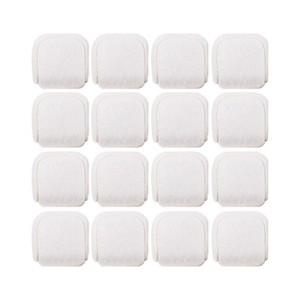 모노플랫 사각 테니스공 의자 발캡 화이트