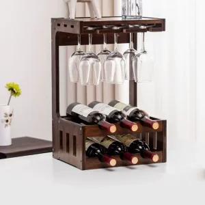 원목 선반 홀더 단 와인 와인거치 와인랙 보관 진열대 다이닝 거치