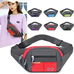 남녀공용 허리 방수 슬링백 허리백 등산용 낚시 작업 벨트 전대 힙색 남자 여자 가방