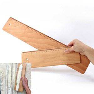 유럽식 바게트 반죽 나무 38cm 바타 판너도밤나무 플립 D 액세서리 나이프 커팅