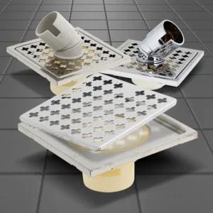 육가 바닥 유가 배수구덮개 하수구 마개 뚜껑 캡 트랩-화장실욕실.냄새차단.배수관커버.세면대부속.벌레