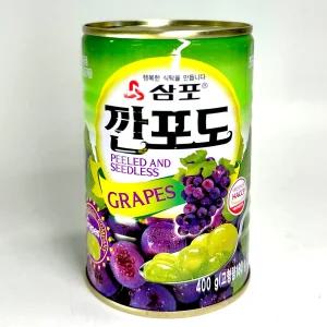 삼포 깐포도 캔 400g