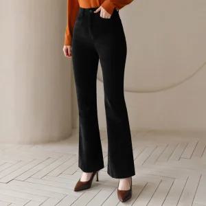 [시크라인] (~XXL까지) 페카아빌 부츠컷 코듀로이 팬츠 겨울 신축성 긴바지 데일리 일상 캐쥬얼 출근룩 빅사이즈