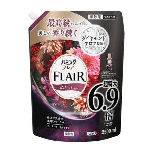 허밍 플레어 섬유유연제 대용량 리필용 리치 플로럴, 2.5L,