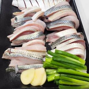 남해안 횟감용 전어 필렛 250g(3~9미)등뼈 잔가시 제거 초장증정