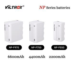 Viltrox NP-F550 대용량 카메라 배터리 충전기 키트 비디오 라이트 모니터용 듀얼 고속 Typec