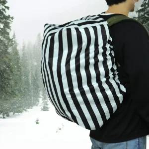 배낭 방수 커버 가방 덮개 백팩 레인- 스트라이프 카바 등산 우산