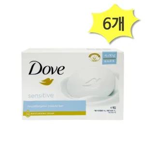 도브 센서티브 스킨 바디워시 대용량 천ml x 6개 민피부 순한보습