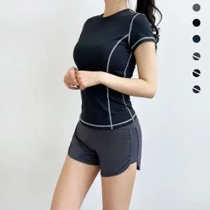 [하프클럽/]여자 요가 스포츠 반바지 레쉬가드 하의