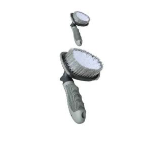 홈까지 시원하게 닦아주는 세차용 타이어 솔 X 2개입 휠브러쉬 세차 도구 자동차 닦기 세척 청소 청소용