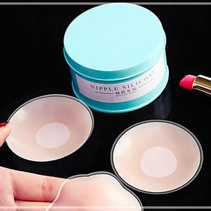 [2개구성] 매너드 실리콘 3쌍 베이지 가림 스티커 꼭튀방지 노브라 니플 가리개 ZW78C78ET