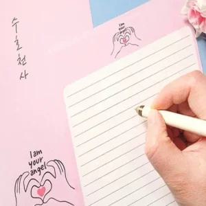 손하트 편지지 연하장 축하문구 특별판 축제 소품 사랑 메시지 카드 축하문구 연말편지