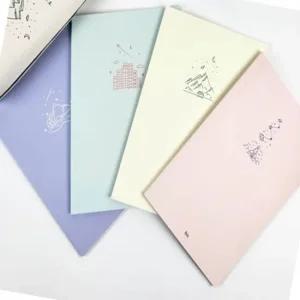 미니 색상 노트 문구 다이어리 스크랩북 필기용품 글쓰기 줄노트 스크랩북 여행노트