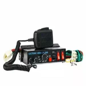 렉카사이렌 앰프 스피커 200w 24v 12v 경고 긴급 앰뷸런스 세트 미니큐브싸이렌