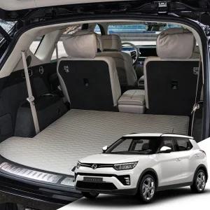 베리뉴 리스펙 티볼리 에어 본투로드 하이브 가죽 퀼팅 자동차 트렁크매트 전차종 호환 바닥만