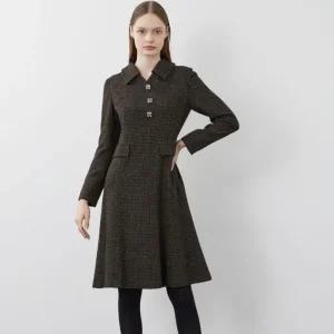 올리비아로렌 MG01 체크 A라인 원피스 신선도원몰 VOCOA3W9211