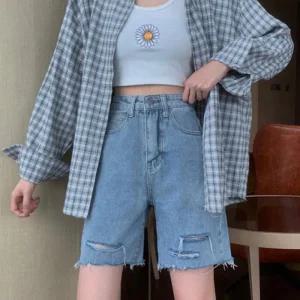 [피커]하이웨스트 편한바지 청반바지 캐주얼 데님 팬츠 1P