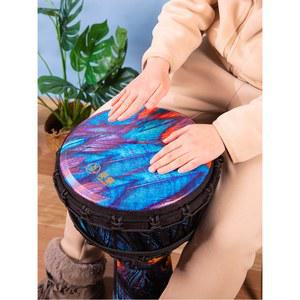 젬베 12인치 아프리카드럼 타악기 두꺼운 4인치 핸드북 리듬 13인치