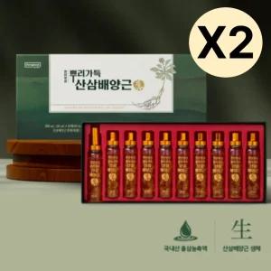 동국제약 뿌리가득 산삼배양근 진 영양제 10병 X2박스 BNS