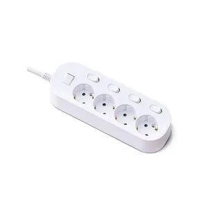 이지스 프리미엄 자동소화 멀티탭 4구 개별 3.0m 화이트