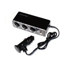 차량용 시가잭 시거멀티소켓 USB 3구 충전기 차량용품