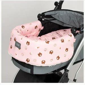 [콩심팥심]D11 디저트배어 애견 유모차가드 핑크 강아지 고양이