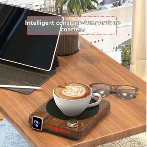 커피 & 차용 A74G-220V 데스크 머그잔 히터 일정한 온도를 갖춘 전기 음료 워머 9 기어 가열 패드 EU 플매