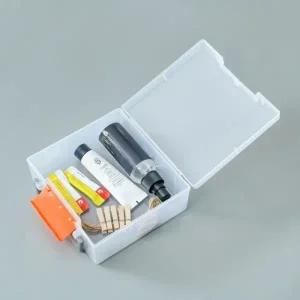 소품정리함 멀티 손잡이 투명 플라스틱 수납케이스