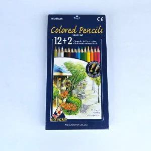 12색 14색 문화 나무 색연필 무독성 색칠공부