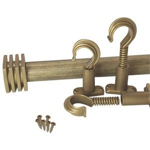 썬데코 35mm 커튼봉 사각캡 + 조절브라켓