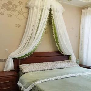 침대커튼 침대 캐노피 공주 커텐 데코 북유럽 커튼 침실