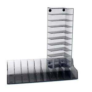 cd dvd 케이스 보관 컨테이너 홀더 2 개입 DVD꽂이 공미디어보관 DVD CD꽂이 CD컨테이너