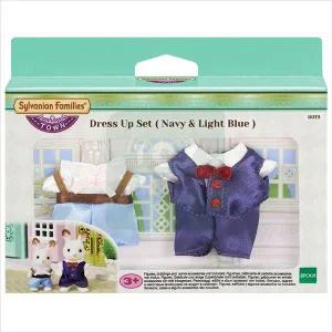 [셀러에이드]실바니안 패밀리 타운의상 네이비 블루수트 초콜릿토끼의이층집