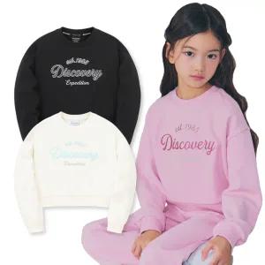 [롯데백화점]디스커버리익스페디션 DKTR15044 여아 세미크롭 트레이닝 맨투맨