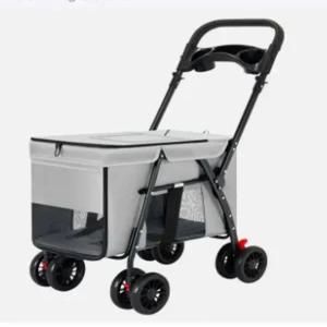 저상형개모차 중대형 반려견 60kg 트레일러 개모차 소형견 펫모차 분리형 반려묘 접이식