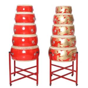 작은북 난타북 학교 빨간 전통 입문용 드럼스틱 연습용 큰북