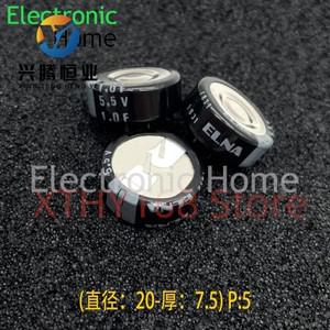 2피스/LOT ELNA C-type 5.5V 1.0F DHL-5R5D105T Super Farad Capacitor 105 1F 85 C Diameter 20mm Foot