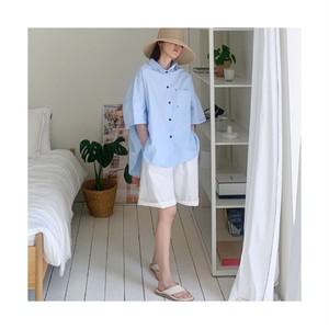 애플망고옷장 빅사이즈 반팔 한라 고잉찌남방 여름 오버핏 남녀공용 기본셔츠