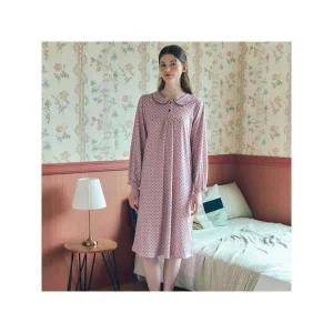 [솔브]비너스 정상 커플잠옷 코트나 기모 기하나염 여성 원피스 VGN4559 A_P408874268