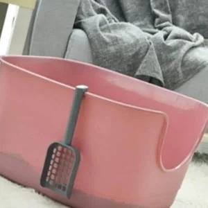 고양이 모래삽 인디핑크 반려동물 편리한 벤티 화장실 도구