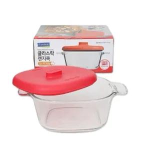글라스락 간편 쿡용기(1250ml) 탕 찌개데우기좋은 냄비형