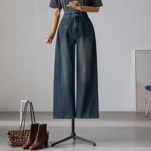 (안나앤모드) kelter 절개 융기모 데님[데님DZX76]