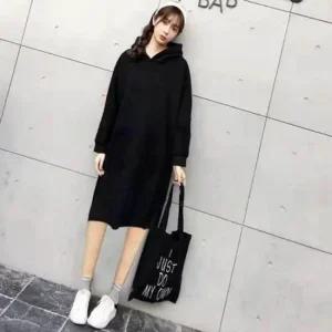 원피스 인기 기모 롱원피스 후드 감성 겨울 빅사이즈