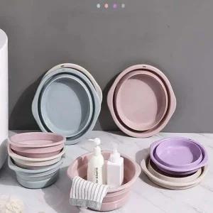 공간활용 접이식 대야 세수대야 욕실 폴딩 설거지통 대야 세수대야 접이식세수대야 욕실대야 휴대용대야